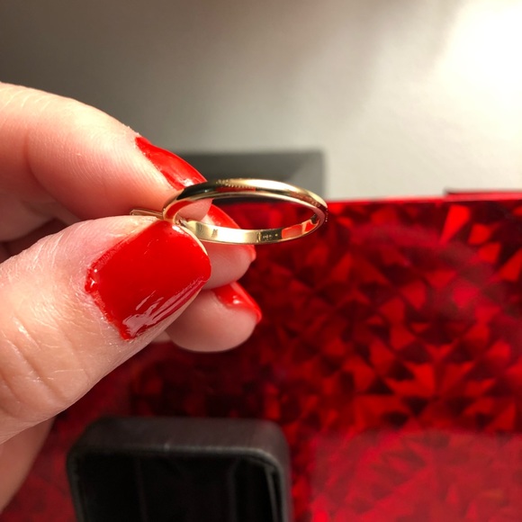 FLASH SALE 🌺🌺 14k gold round diamond engagement ring is approx. .45ct - Picture 8 of 14